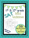 11th & 12th Grade SAT Prep Mini Quizzes