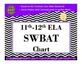 11th-12th Grade SWBAT Chart