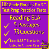 11th Grade Florida FAST PM3 Reading ELA Practice Tests Flo