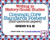 11th and 12th grade Writing in Social Studies Common Core 