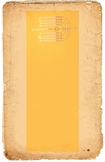 11x17 Parchment Poster - Menorah on Color Block