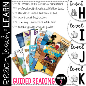 Preview of Guided Reading H-K Volume 2 Bundle | Distance Learning