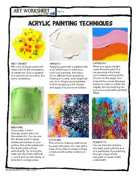 Acrylic Painting Techniques - Step by Step Painting
