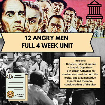 Preview of 12 Angry Men- Complete 4 Week Unit