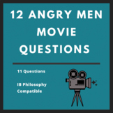 12 Angry Men Movie Questions for High School Philosophy