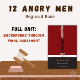 12 Angry Men Unit Drama, Characterization, Lessons, Assessment
