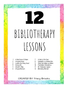 Preview of 12 Bibliotherapy Lessons