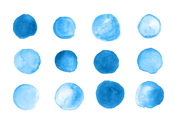 12 small blue watercolor circles clipart hand painted dots spots shapes png 12 small blue watercolor circles clipart hand painted dots spots shapes png