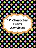 12 Character Traits Activities