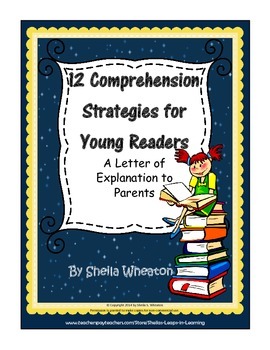 Preview of 12 Comprehension Strategies for Young Readers-Letter of Explanation for Parents