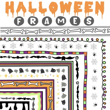 Preview of 12 Cute Halloween Frames