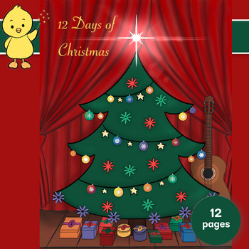 Preview of 12 Days of Christmas: Advent Calendar for 12 Days Before or After Christmas, PDF