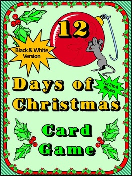12 Days of Christmas Printable Game