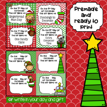 12 Days of Christmas EDITABLE by Giving Grace | Teachers Pay Teachers