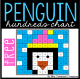 Free Penguin Winter Activity - Hundreds Chart Mystery Picture