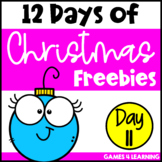 Twelve Days of Christmas Activities - Freebie 11 - CVC Pho