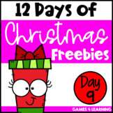 Twelve Days of Christmas Activities - Freebie 9 - Phonics 
