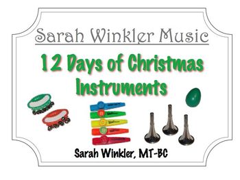 Preview of 12 Days of Christmas Instruments Song Visuals