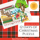 12 Days of Christmas Puzzle #1-12