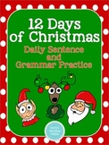 12 Days of Christmas Sentence and Grammar Practice