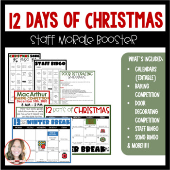 12 Days of Christmas: Staff Morale Booster by Guide Inspire Grow