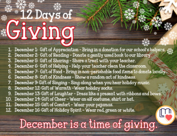 Preview of 12 Days of Giving