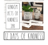 12 Days of Kindness Jar