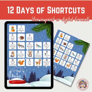 Preview of 12 Days of Shortcuts, Tech Self Help Cheatsheet