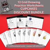 12 Differentiated Enlargement & Grid Drawing Worksheets - 