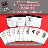 12 Differentiated Enlargement & Grid Drawing Worksheets - 