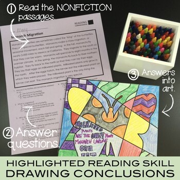 Preview of Differentiated, Art-integrated, Nonfiction Reading Comprehension Passages [v1]