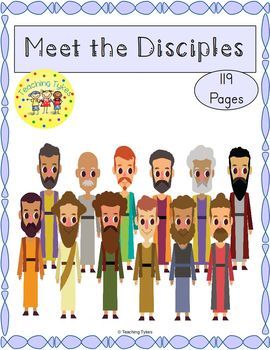 12 Disciples of Jesus Bible Activity Packet by Teaching Tykes | TpT
