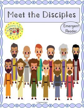Preview of 12 Disciples of Jesus Emergent Reader
