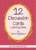 FREE 12 Discussion Cards Learning Ideas