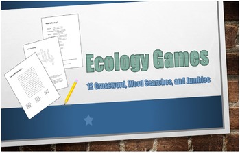 Preview of 12 Ecology Review Games