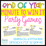 12 End of Year Minute to Win it Games