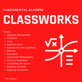 Preview of 12 - Exponential Functions Classwork Bundle