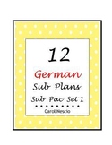 12 German Sub Plans ~ Sub Pac Set 1