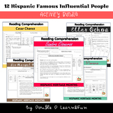 12 Hispanic Famous Influential People Reading Comprehensio