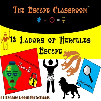 Preview of 12 Labors of Hercules Escape Room | The Escape Classroom