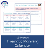 12-Month Thematic Planning Calendar