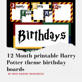 Harry Potter Birthday Worksheets Teaching Resources Tpt