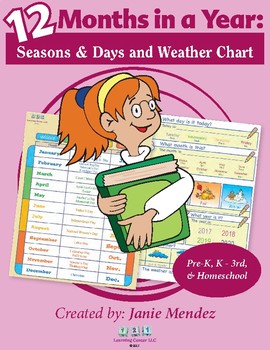 Months Of The Year Chart Book