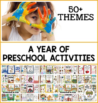 A Year of of Preschool Activities (Mega Bundle) by Pre-K Printable Fun