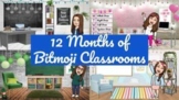 12 Months of Bitmoji Classroom Templates