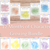12 Months of Character Values Growing Bundle for Homeschoo