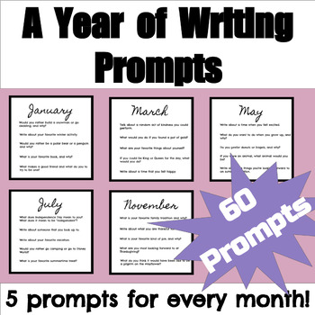 Writing Prompts Practice Mats BUNDLE