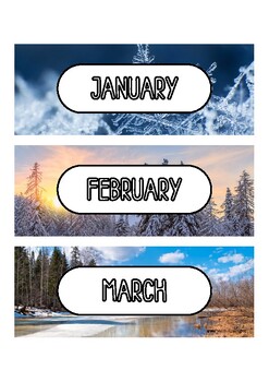 Preview of 12 Months of Inspiration: Visual Calendar PDF