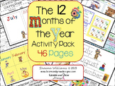 12 Months of the Year Activity Pack - Expanded