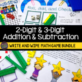 2-Digit Addition & Subtraction & 3-Digit Addition and Subtraction Games